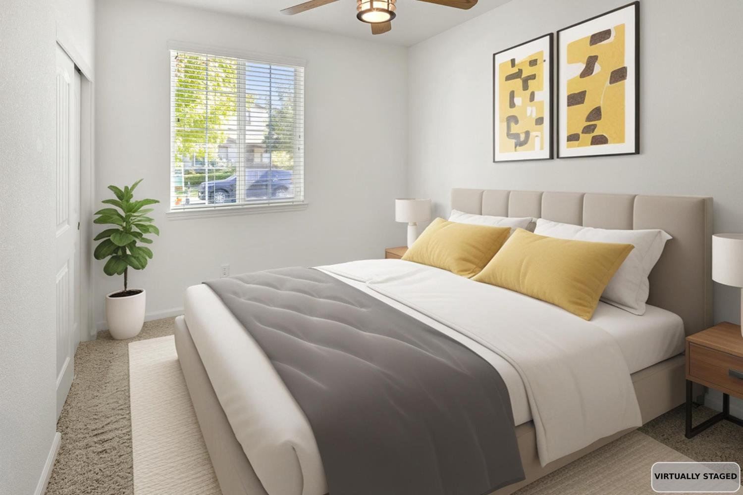 3451 Rainhill Loop Roseville, CA 95747 - Photo 21 of 40 a bedroom with a bed and a window