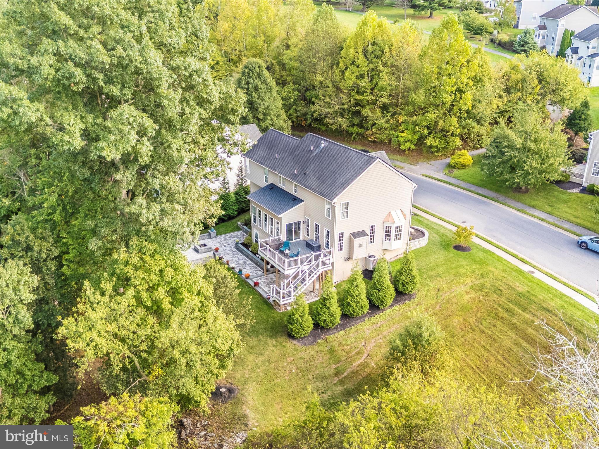11046 Country Club Road New Market, MD 21774 - Photo 56 of 105 a aerial view of a house with a big yard and large trees