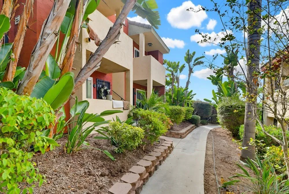 a view of a multi story building