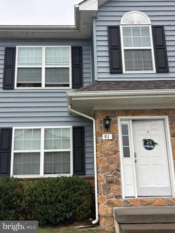 a front view of a building