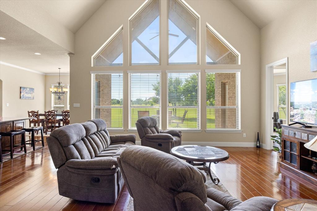 104 Rattling Antler Court Azle, TX 76020 - Photo 2 of 38 Beautiful Cathedral ceiling and windows.