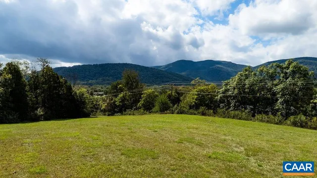 a view of outdoor space with mountain view