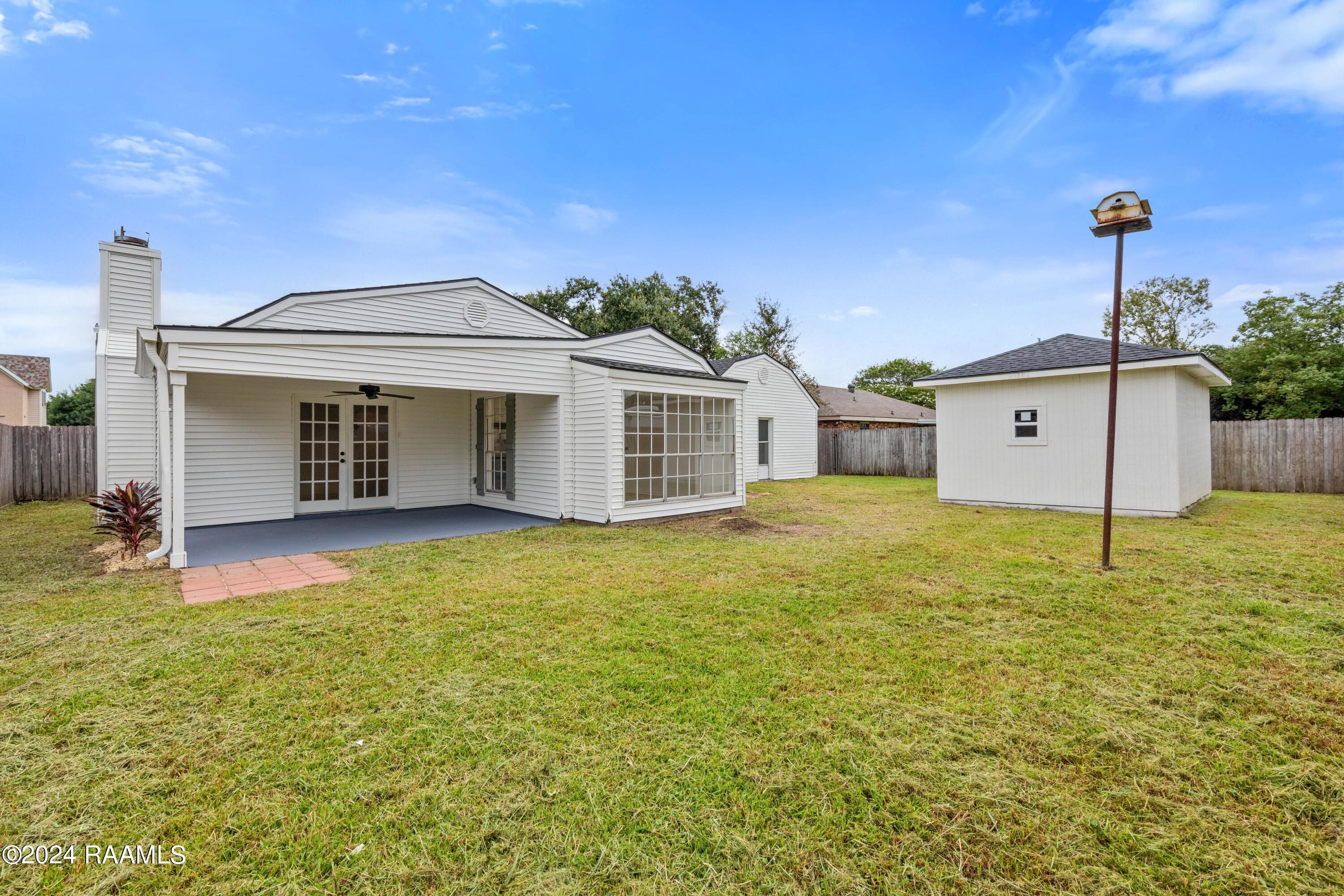 102 Sedric Drive Duson, LA 70529 - Photo 25 of 27 Rear of home whole