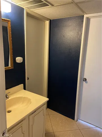 a garden view with a fountain