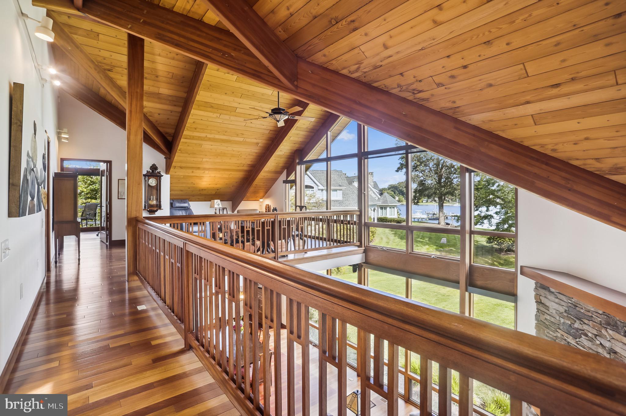 4168 Cadle Creek Road Edgewater, MD 21037 - Photo 30 of 80 Gorgeous exposed cedar beams and ceiling.