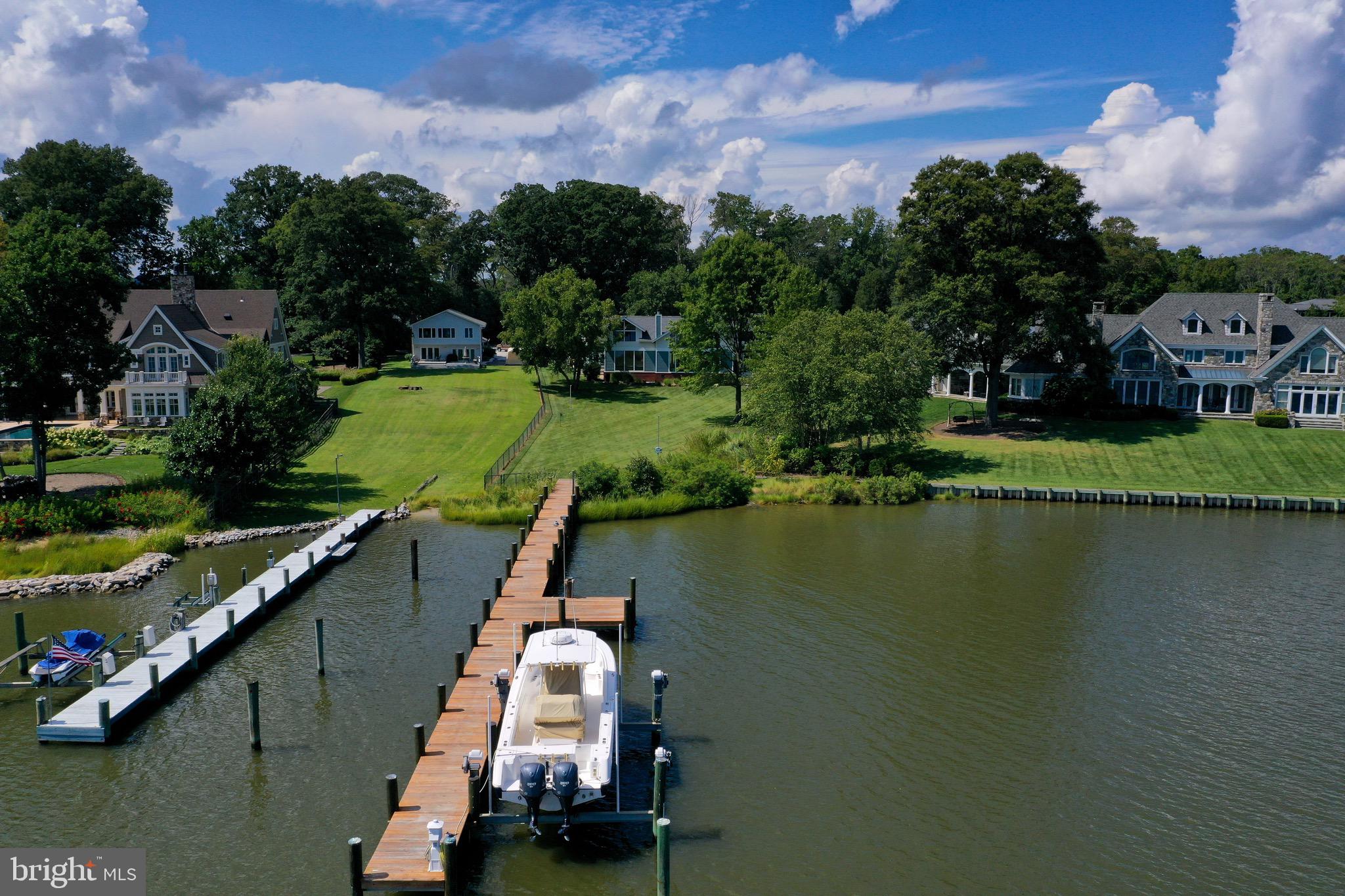 4168 Cadle Creek Road Edgewater, MD 21037 - Photo 79 of 80 Aerial view from creek towards property.
