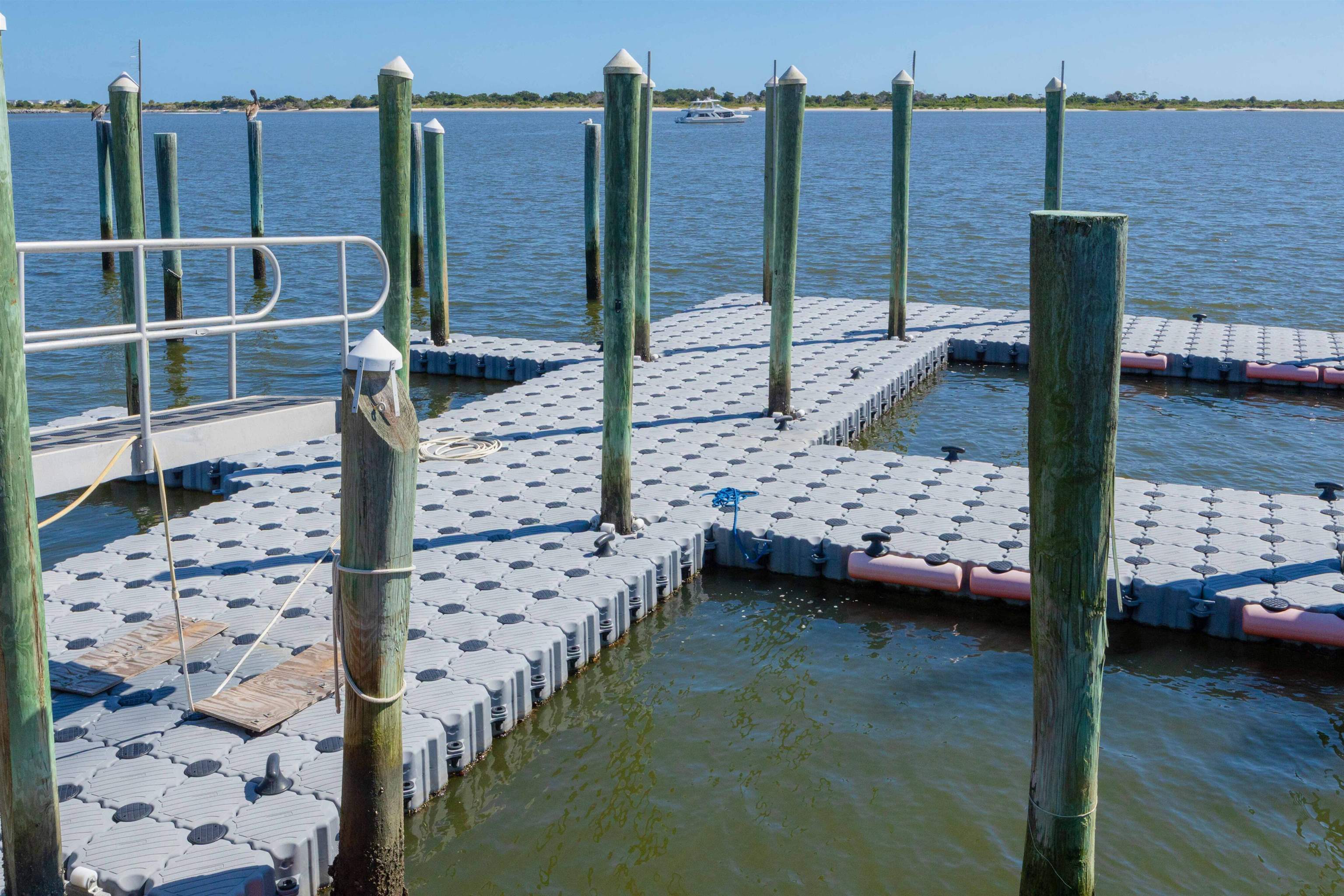 124 Inlet Drive St. Augustine, FL 32080 - Photo 17 of 45 Dock featuring a water view