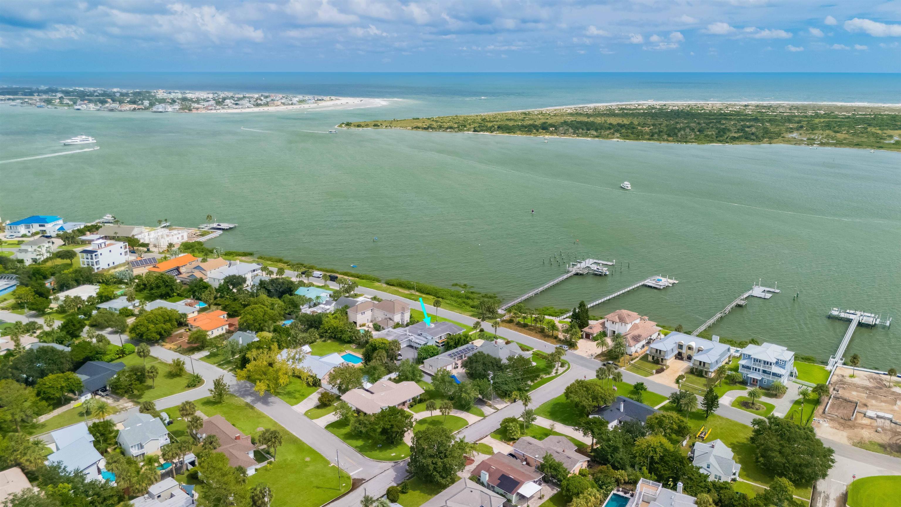 124 Inlet Drive St. Augustine, FL 32080 - Photo 3 of 45 a view of a lake