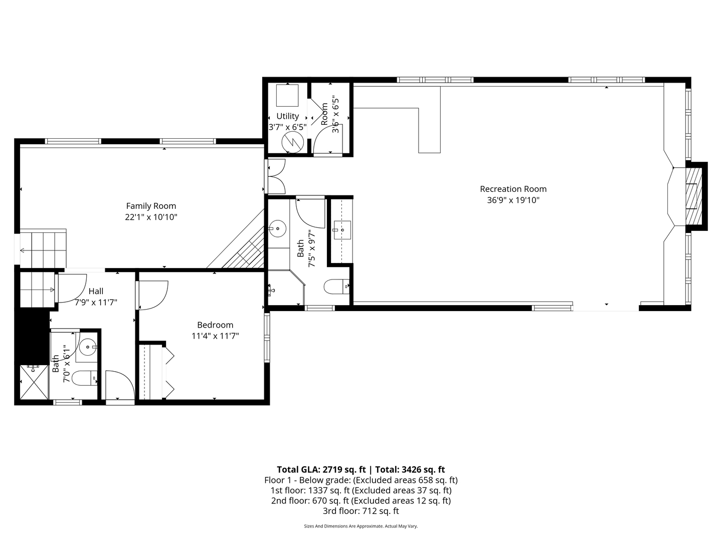 3068 Hickory Road Homewood, IL 60430 - Photo 43 of 44 a picture of a floor plan
