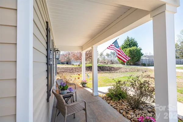 a view of a city from a balcony
