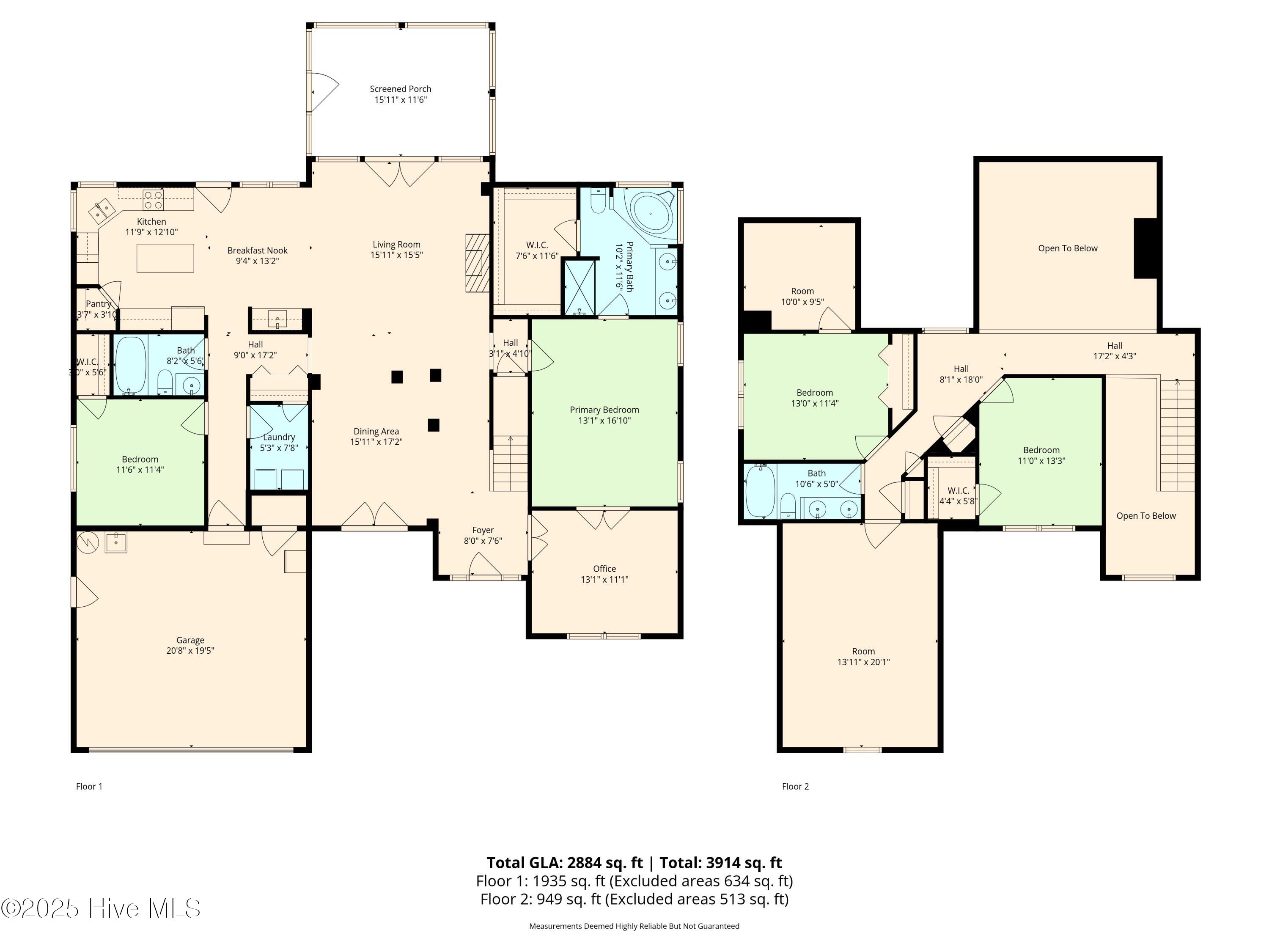 500 Red Fox Court Havelock, NC 28532 - Photo 72 of 72 Floor Plan