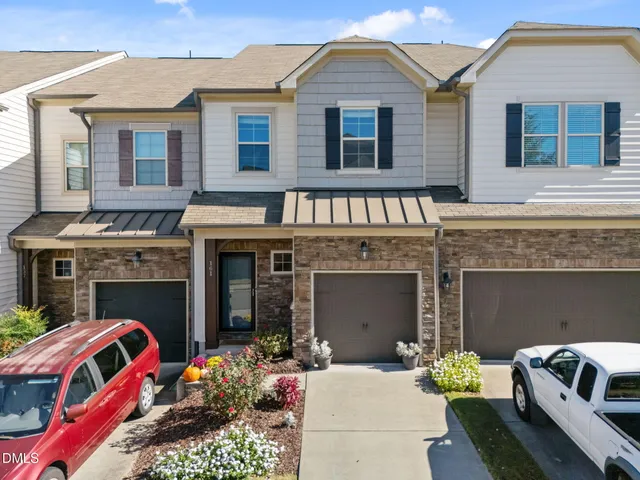 a front view of a house with balcony