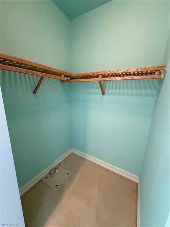 7168 Lemuria Circle, Unit 1701 Naples, FL 34109 - Photo 10 of 30 Walk in closet featuring carpet floors