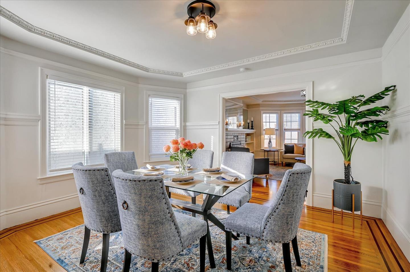 111 Genebern Way San Francisco, CA 94112 - Photo 11 of 37 a view of a dining room with furniture window and wooden floor