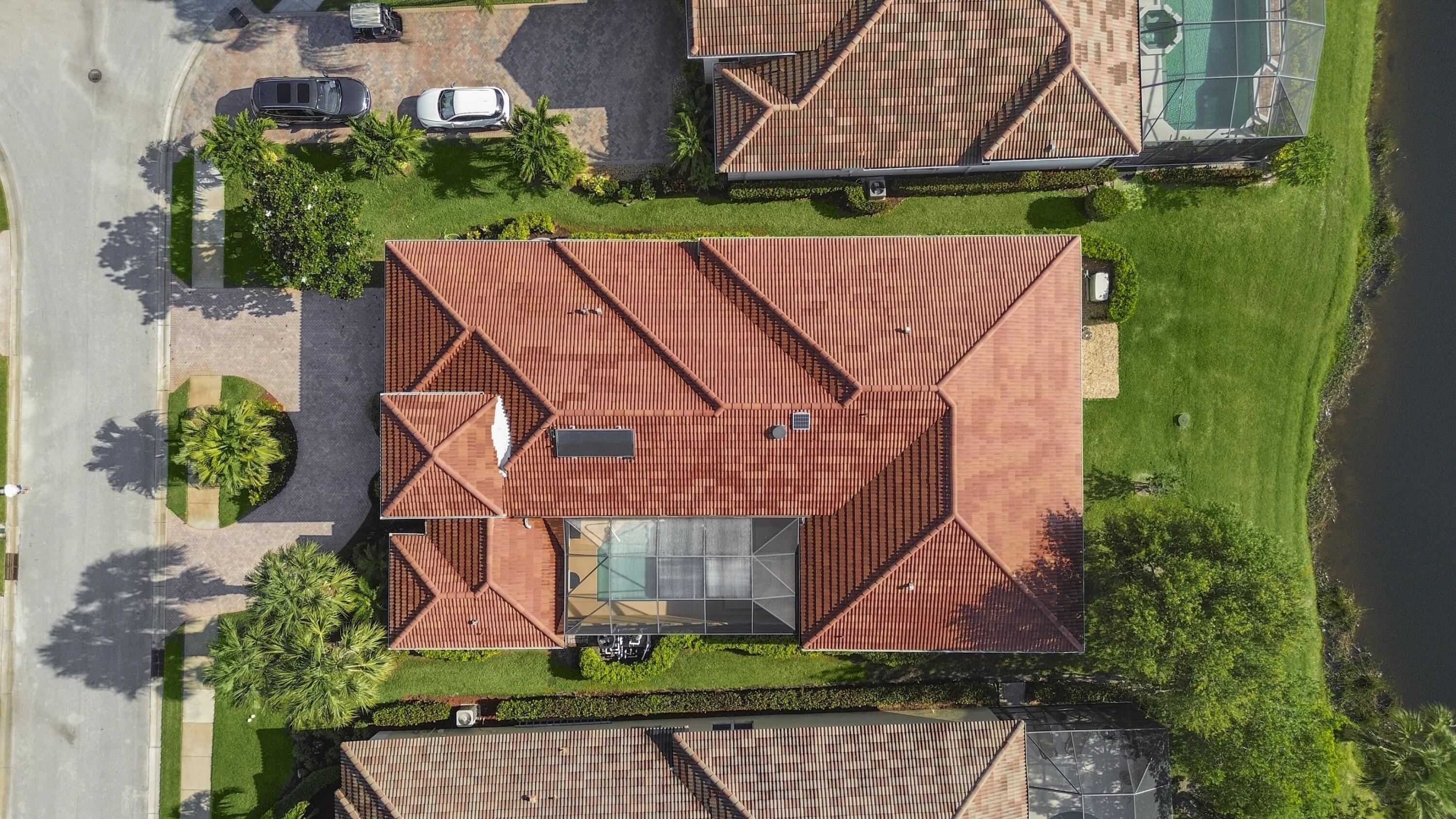 8608 Tompson Point Road Port St. Lucie, FL 34986 - Photo 3 of 50 Aerial Roof