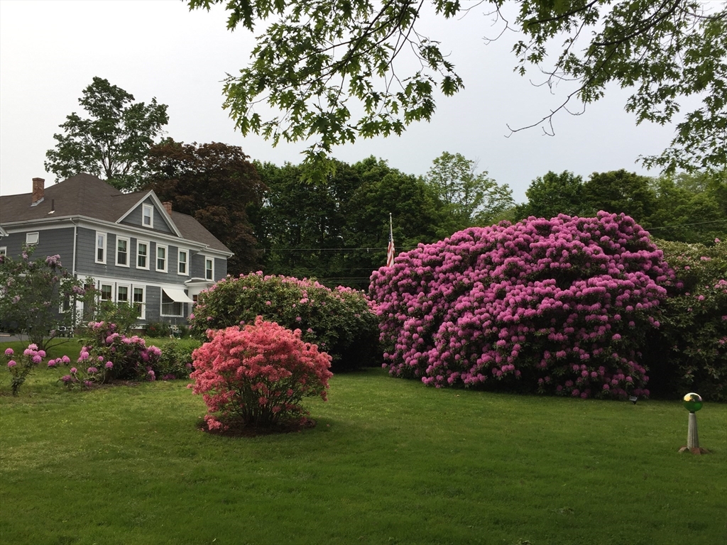 46 South Hampton Road Amesbury, MA 01913 - Photo 40 of 42 a front view of a house with garden