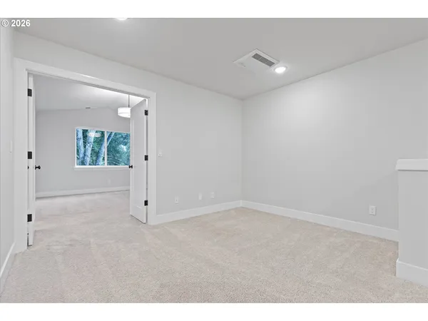 a view of an empty room