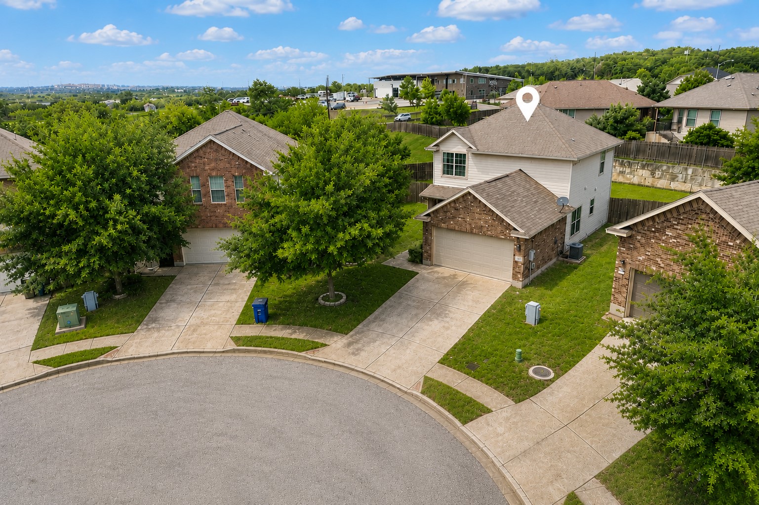 5508 Emma Thompson Way Austin, TX 78747 - Photo 6 of 34 Ideally positioned on a half cul-de-sac, 5508 Emma Thompson enjoys a prime setting within the neighborhood with added privacy and reduced traffic.
