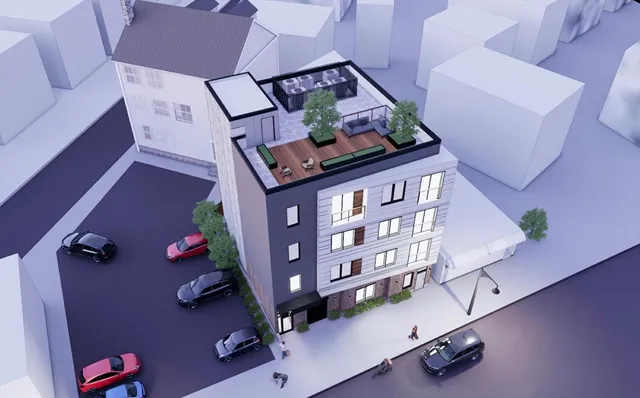 a view of a building with many windows