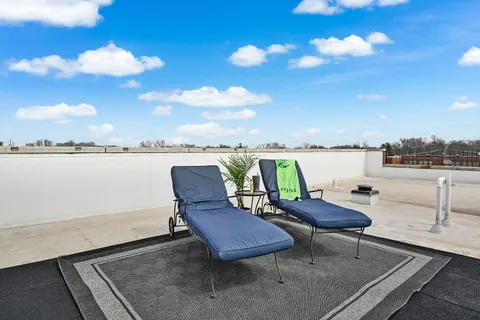 a street view along with residential houses