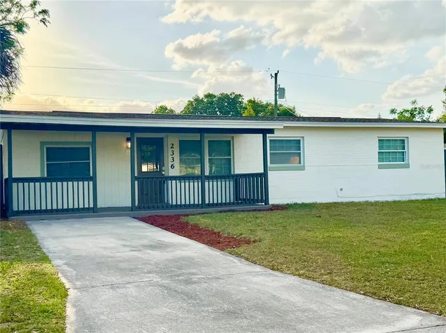 a view of a house with a balcony