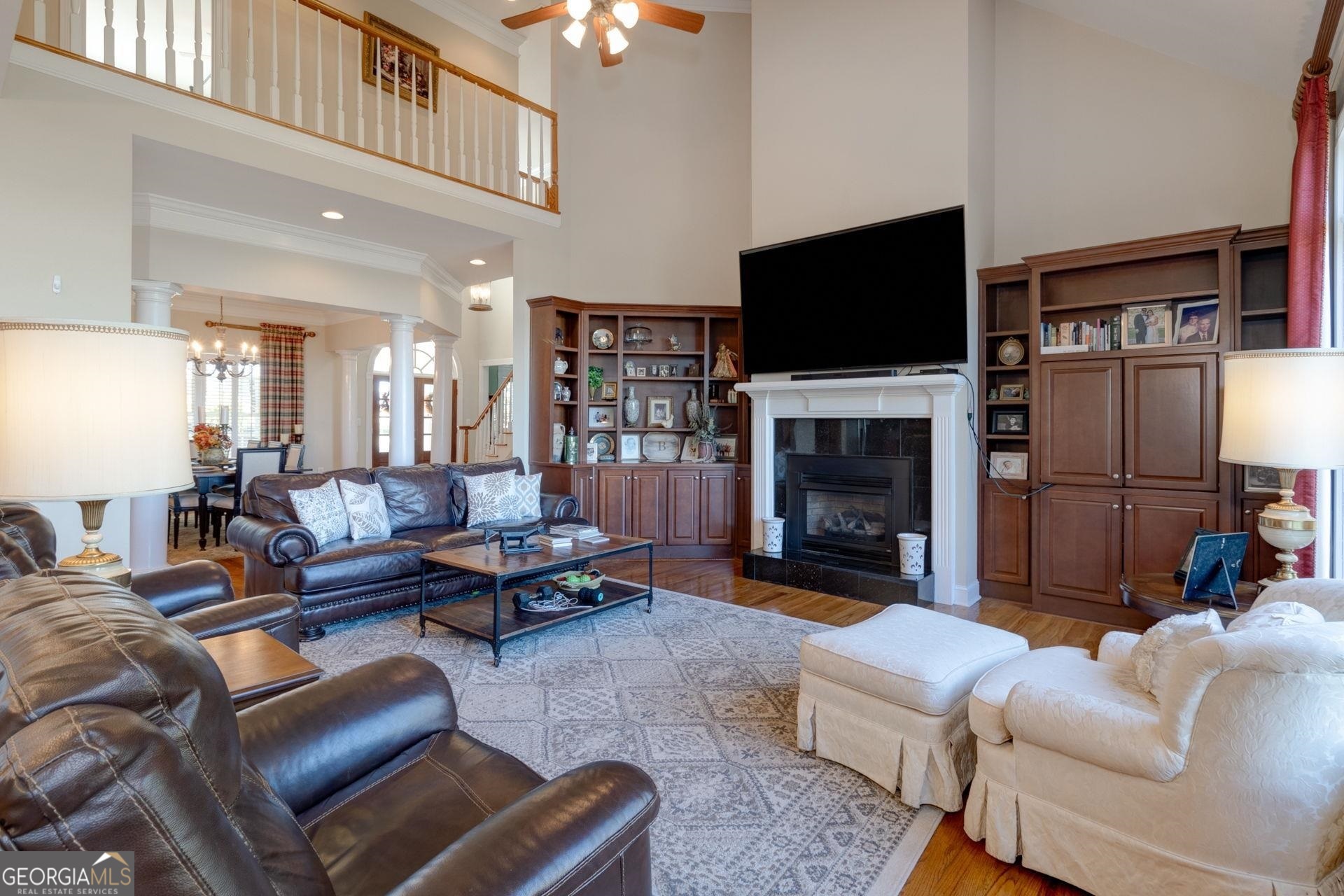 551 Mountain Ridge Drive Manchester, GA 31816 - Photo 12 of 72 Hardwood floors run seamlessly through the great room.
