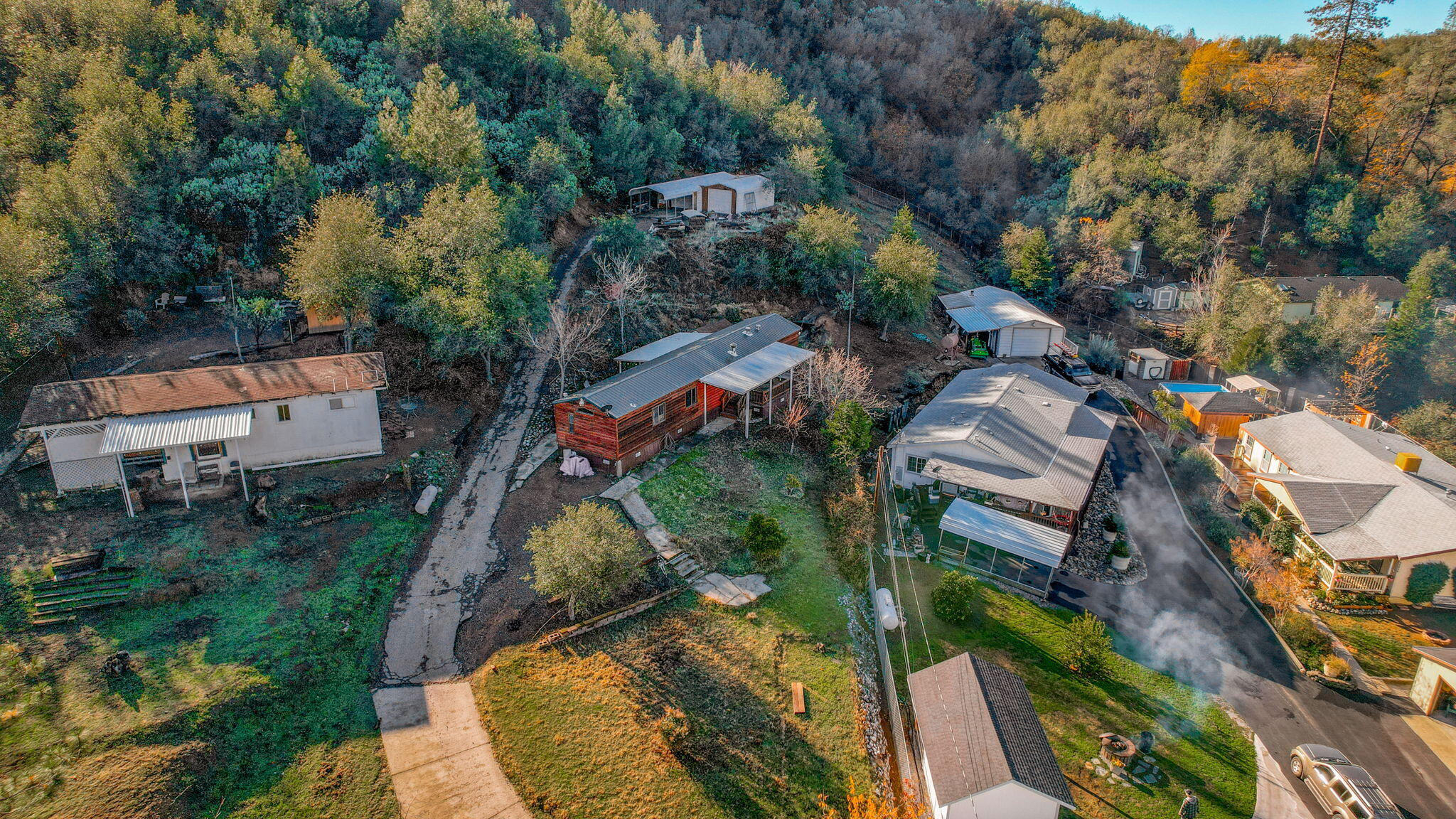 22155 Ravine Court Redding, CA 96003 - Photo 24 of 57 Aerial