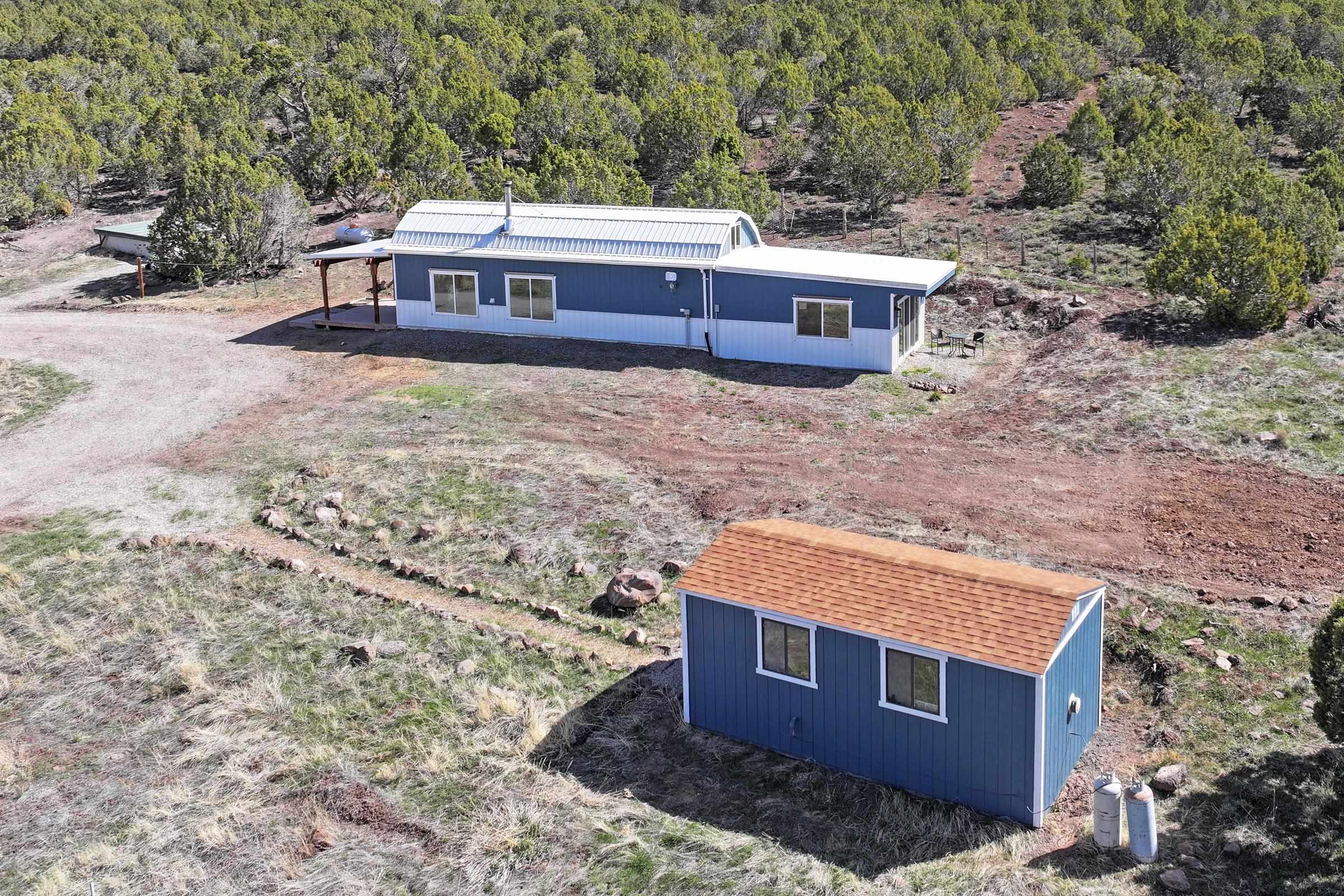 56001 KK Road Molina, CO 81646 - Photo 33 of 42 a view of a house with a yard and large trees