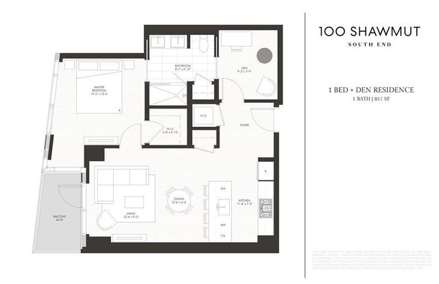 $1,310,000 | 100 Shawmut Avenue, Unit 901, Boston, MA 02118