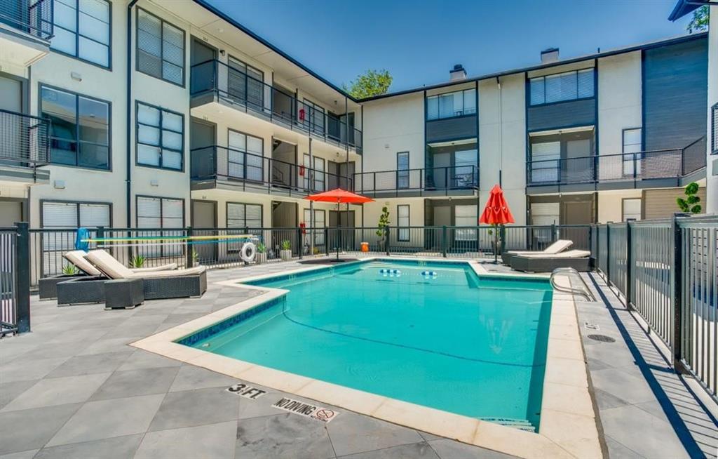 a view of outdoor space yard deck and swimming pool