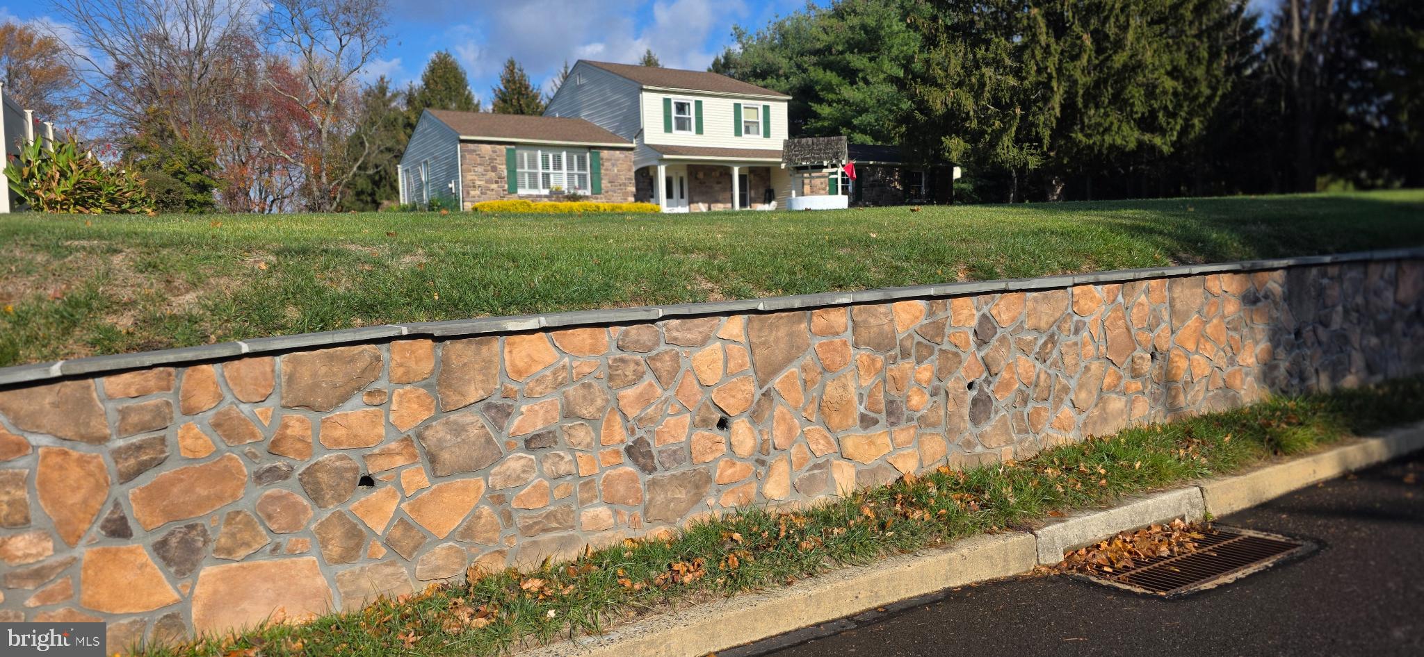249 Twining Ford Road Richboro, PA 18954 - Photo 2 of 69 Elevated Lot with a full length Retaining Wall