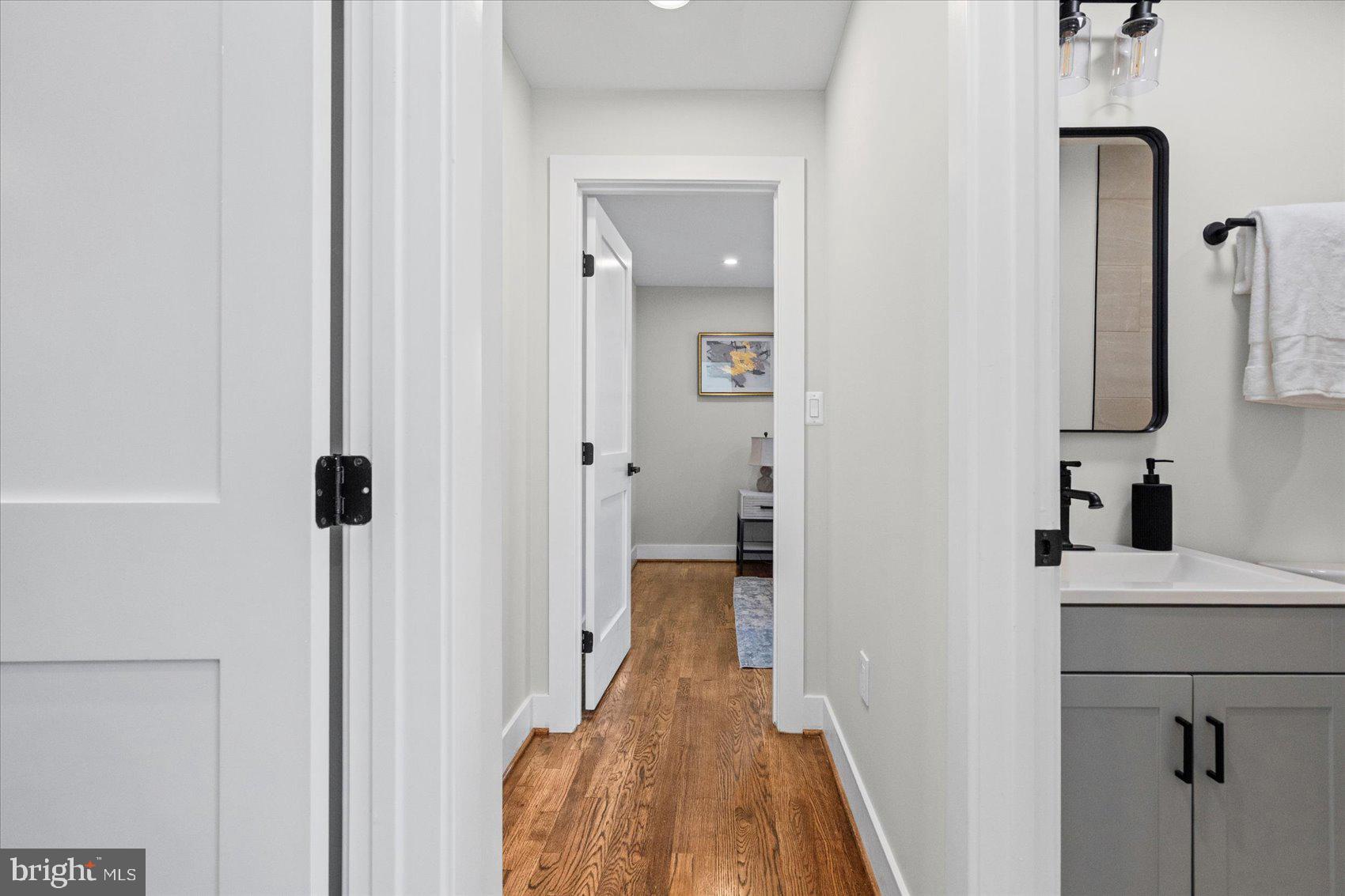 605 Elfin Avenue Capitol Heights, MD 20743 - Photo 18 of 42 a view of a bathroom from a hallway