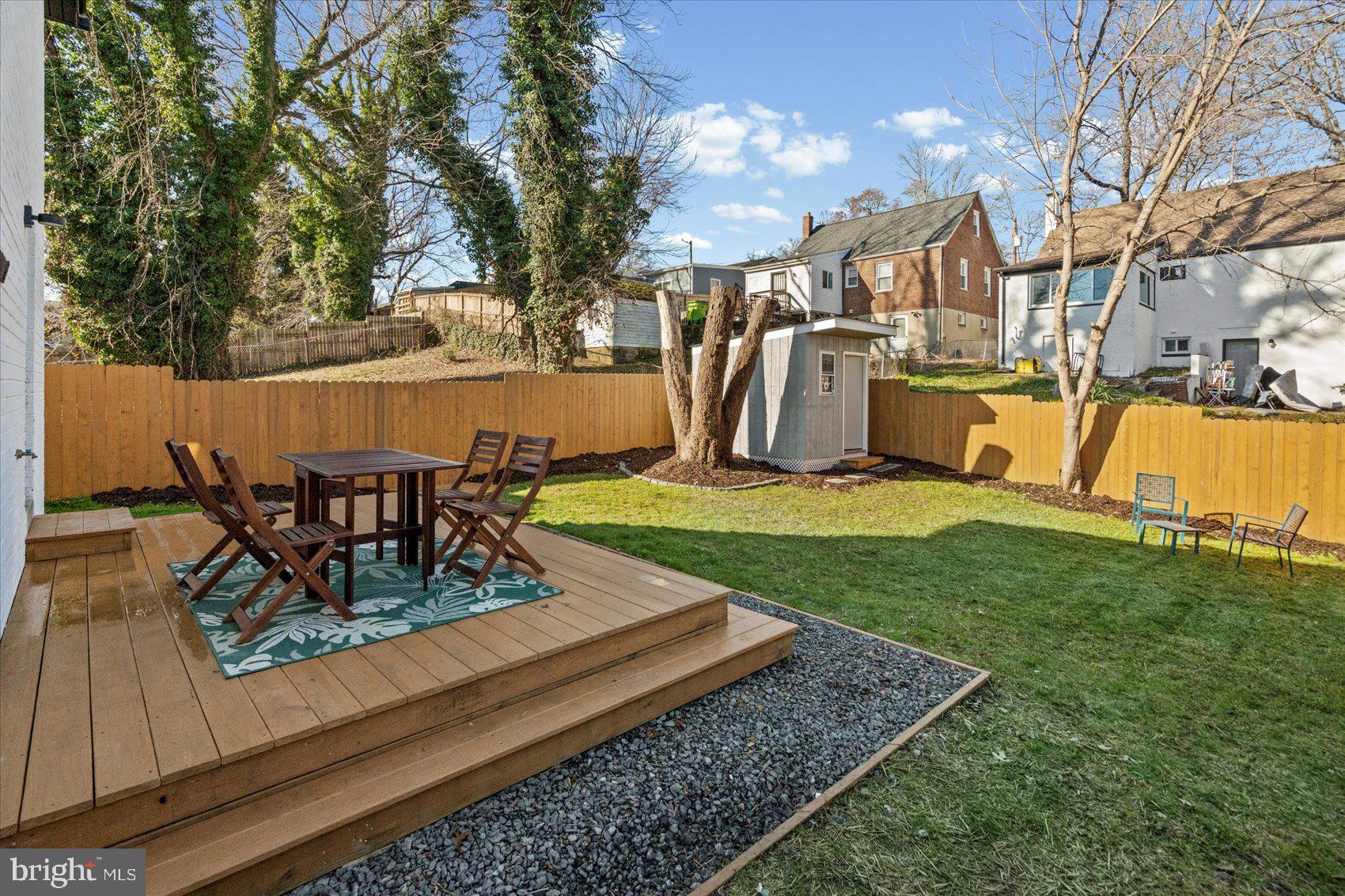 605 Elfin Avenue Capitol Heights, MD 20743 - Photo 39 of 42 a view of a house with backyard sitting area and garden