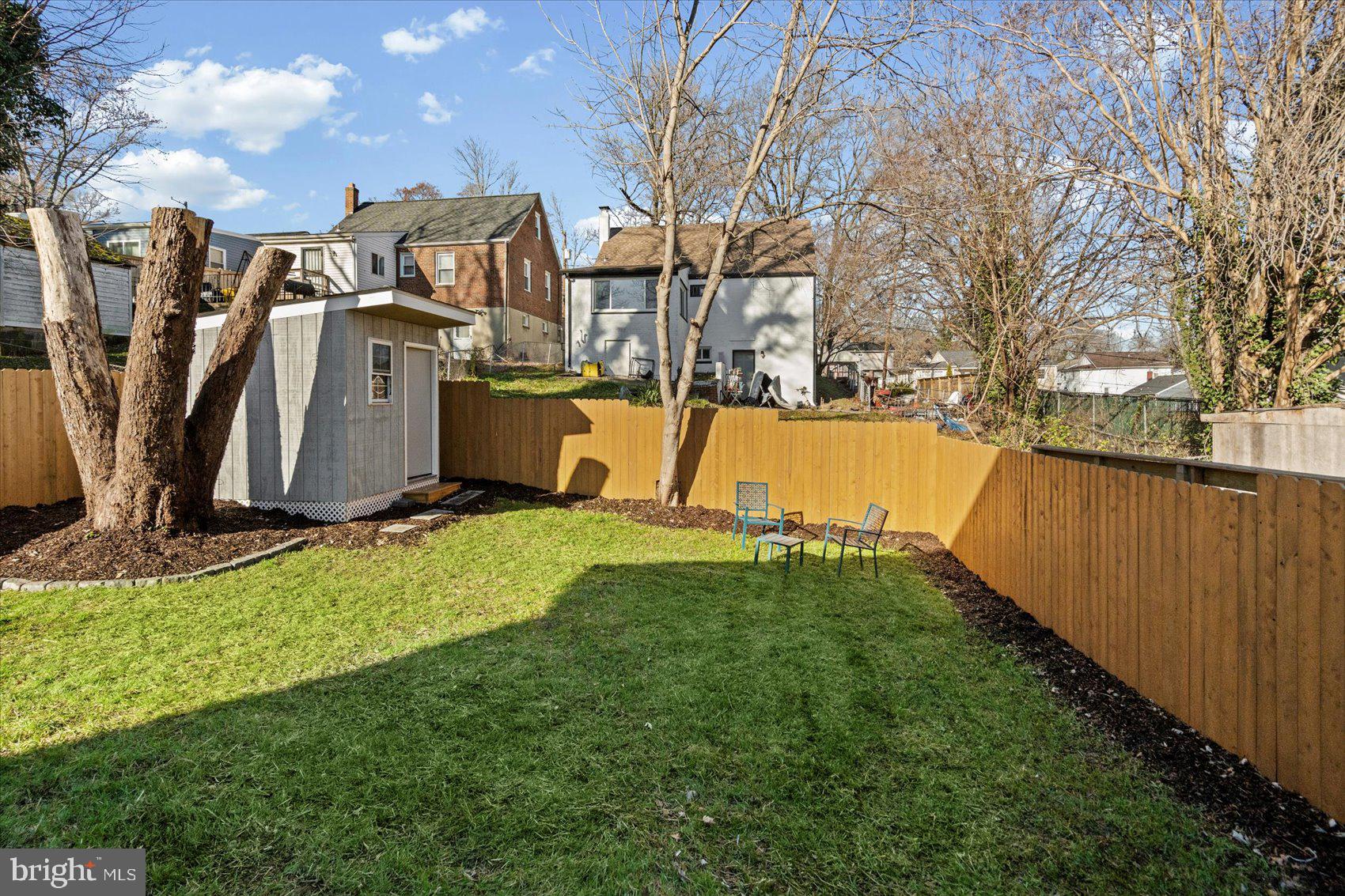 605 Elfin Avenue Capitol Heights, MD 20743 - Photo 40 of 42 a view of a backyard with large trees