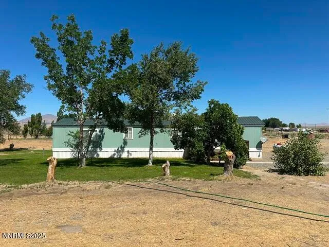 a view of a park with tree s