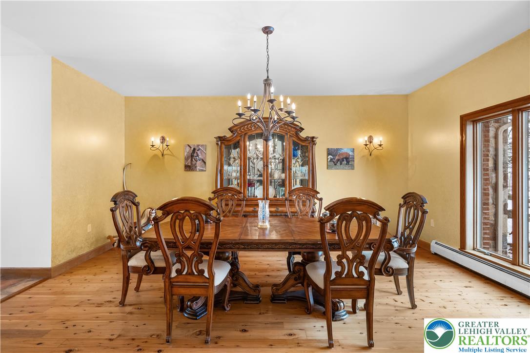 216 Merwinsburg Road Effort, PA 18330 - Photo 19 of 50 a view of a dining room with furniture and window