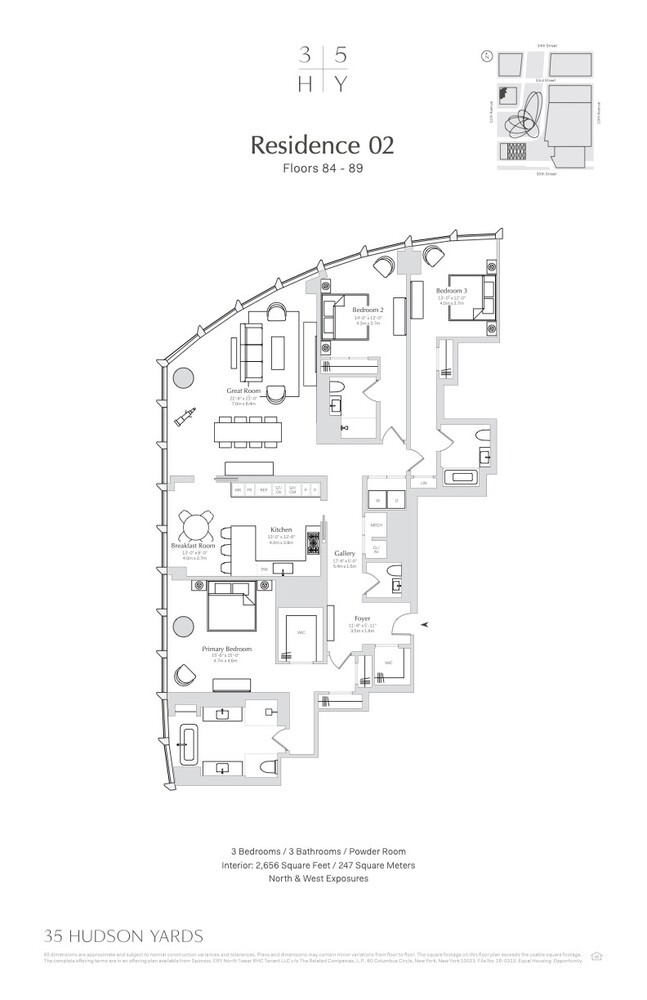 35 Hudson Yards, Unit 8402 Manhattan, NY 10001 - Photo 15 of 15