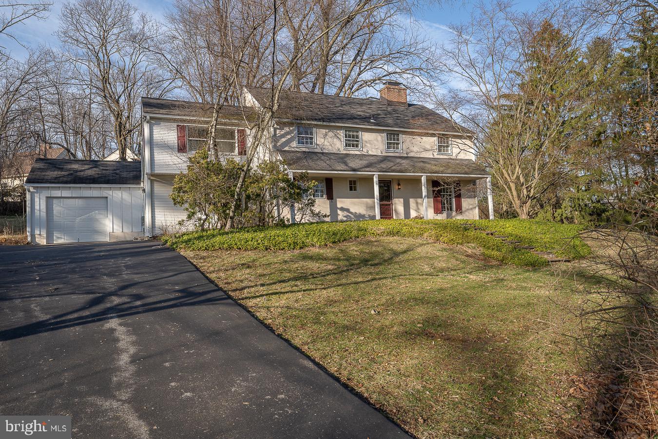 309 Church Road Devon, PA 19333 - Photo 45 of 48 Front Exterior - new driveway