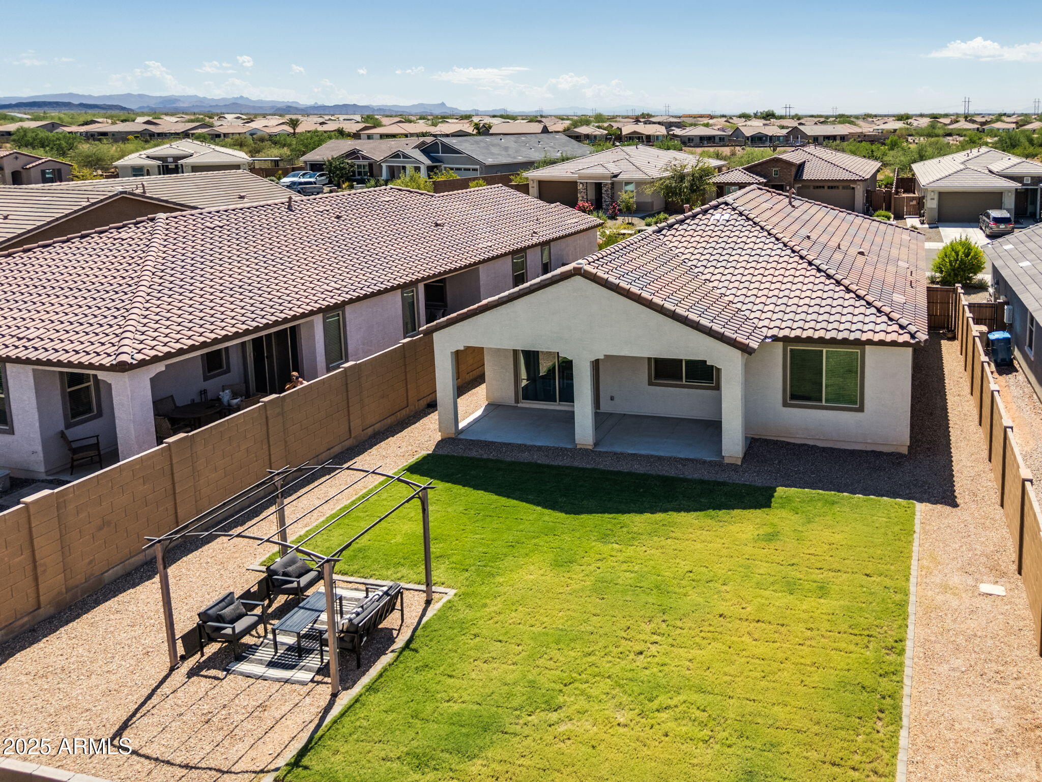 12404 East Soloman Road Gold Canyon, AZ 85118 - Photo 39 of 47 swimming pool view with a outdoor seating space