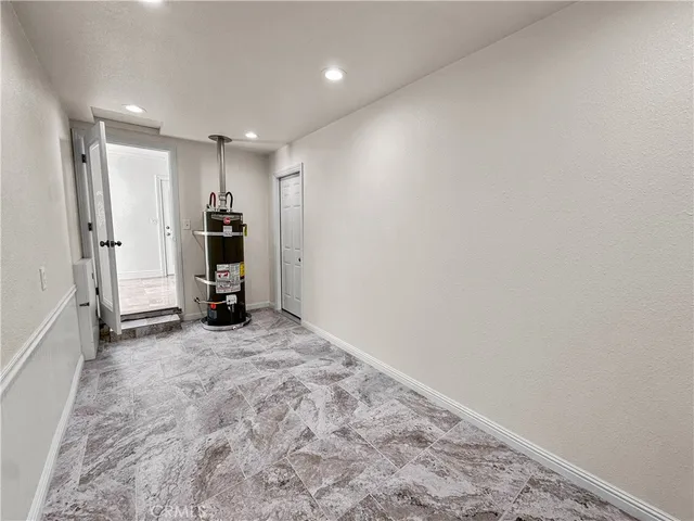 a view of a livingroom with a window