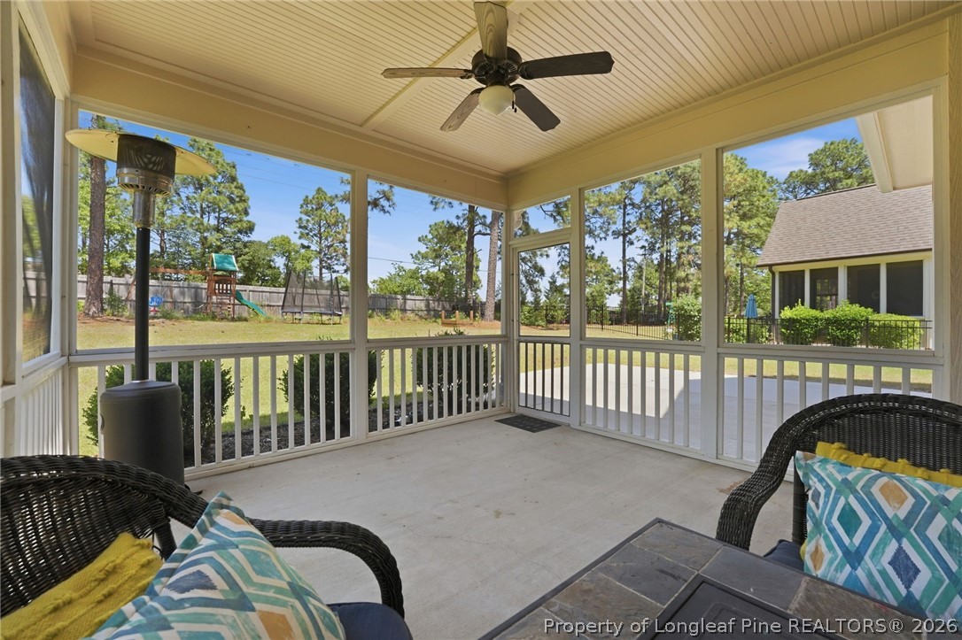 886 Micahs Way North Spring Lake, NC 28390 - Photo 34 of 50 a view of a porch with furniture
