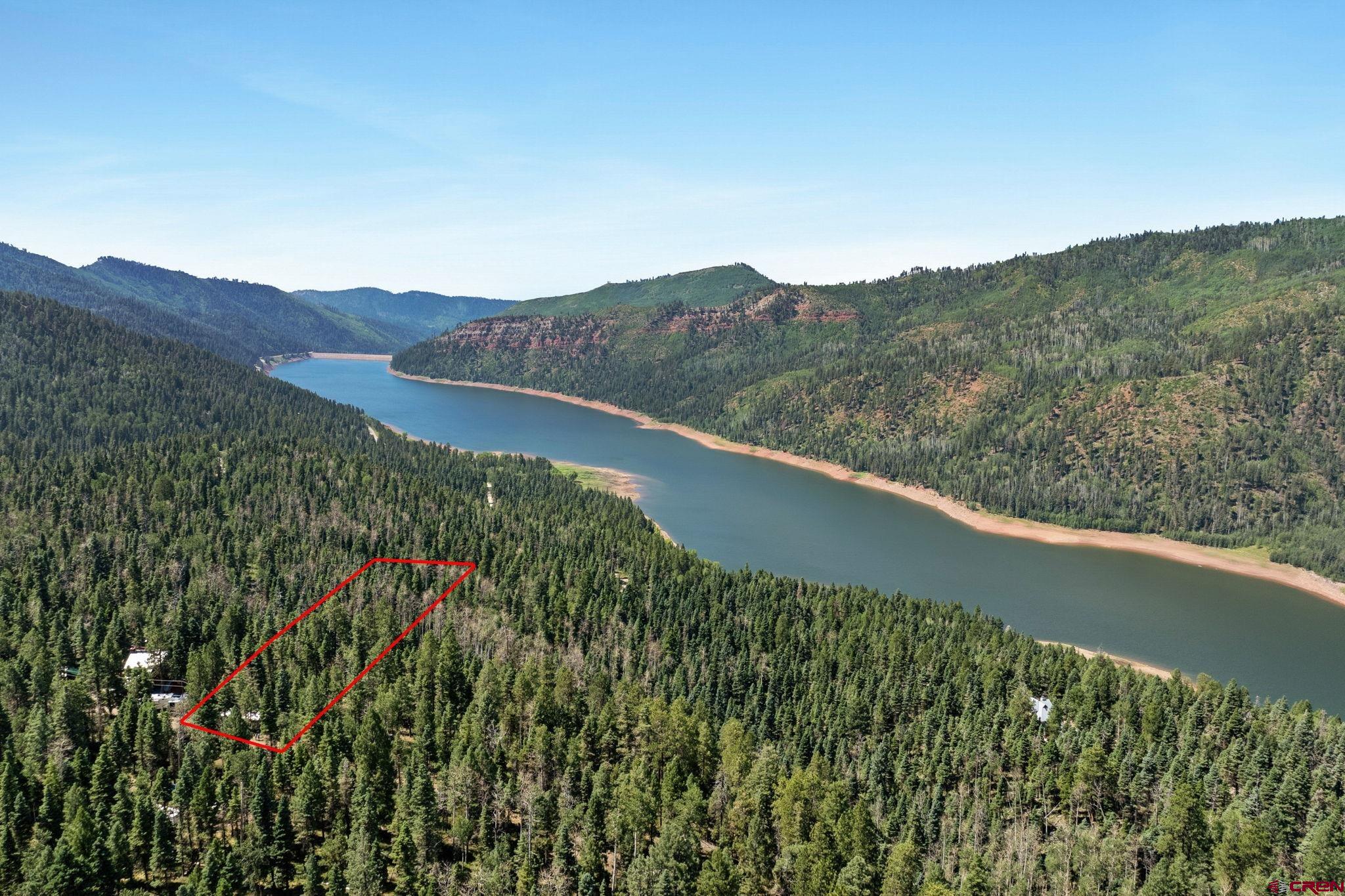 a view of a mountain in the distance