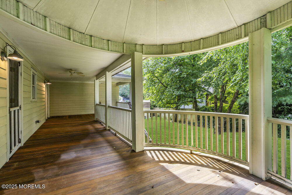 4 Oneida Avenue Atlantic Highlands, NJ 07716 - Photo 66 of 80 a view of a porch with wooden floor