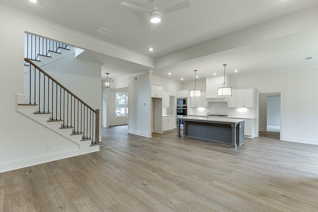314 Level Creek Road Sugar Hill, GA 30518 - Photo 14 of 62 a view of kitchen with sink microwave and stove