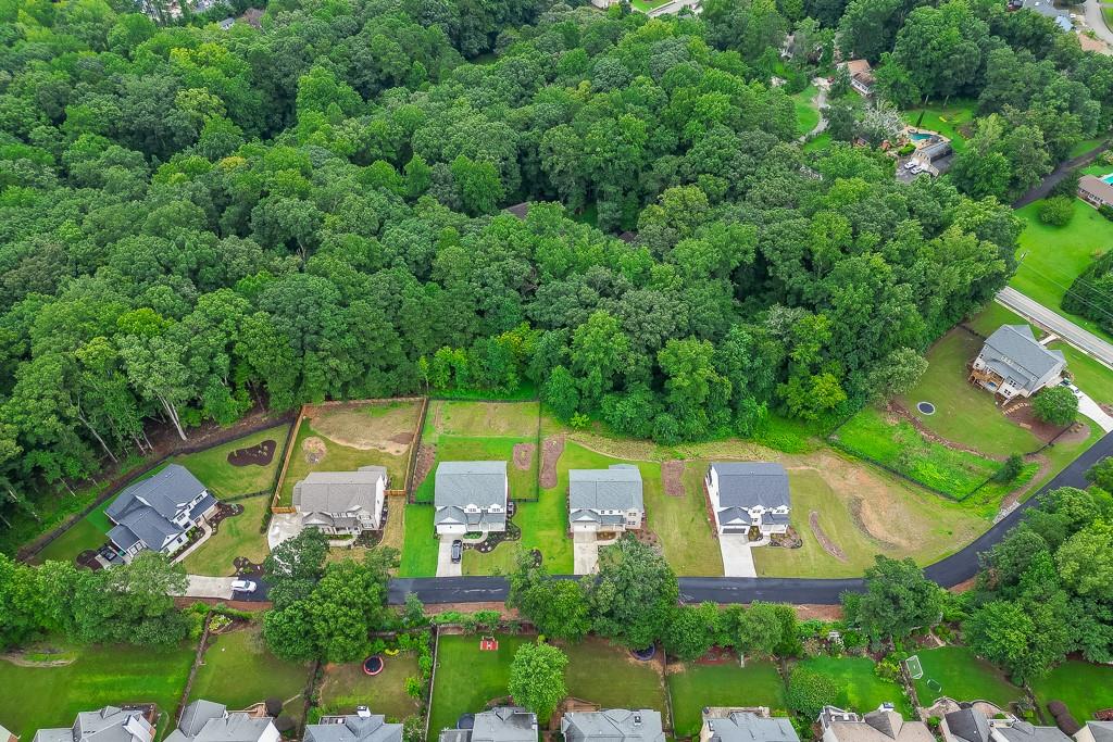 314 Level Creek Road Sugar Hill, GA 30518 - Photo 55 of 62 an aerial view of a house with a yard