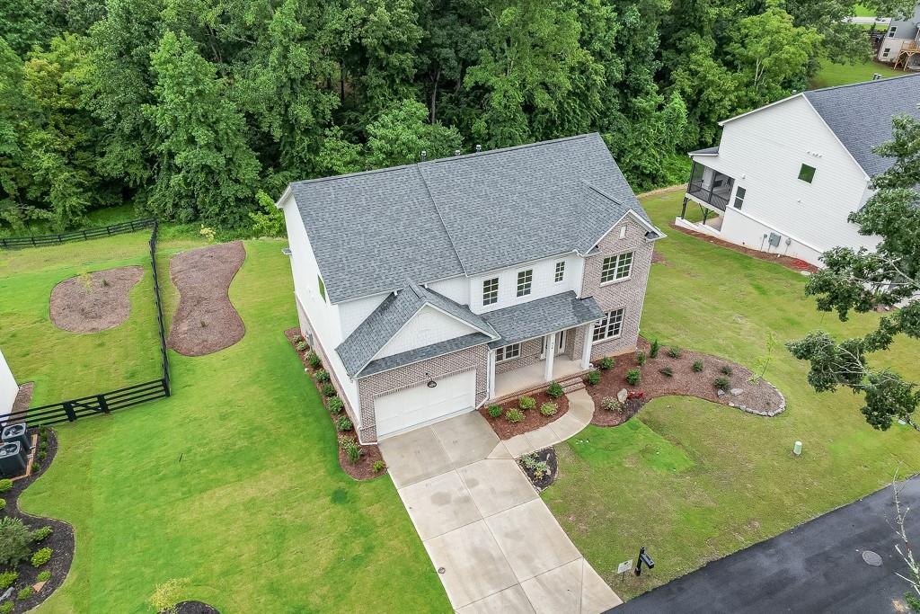 314 Level Creek Road Sugar Hill, GA 30518 - Photo 59 of 62 an aerial view of a house with a garden