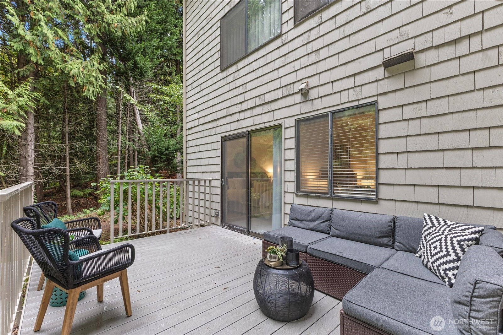 3921 108th Avenue Northeast, Unit A101 Bellevue, WA 98004 - Photo 21 of 27 a view of a patio with a couch
