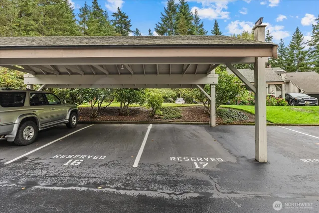 a view of car parking