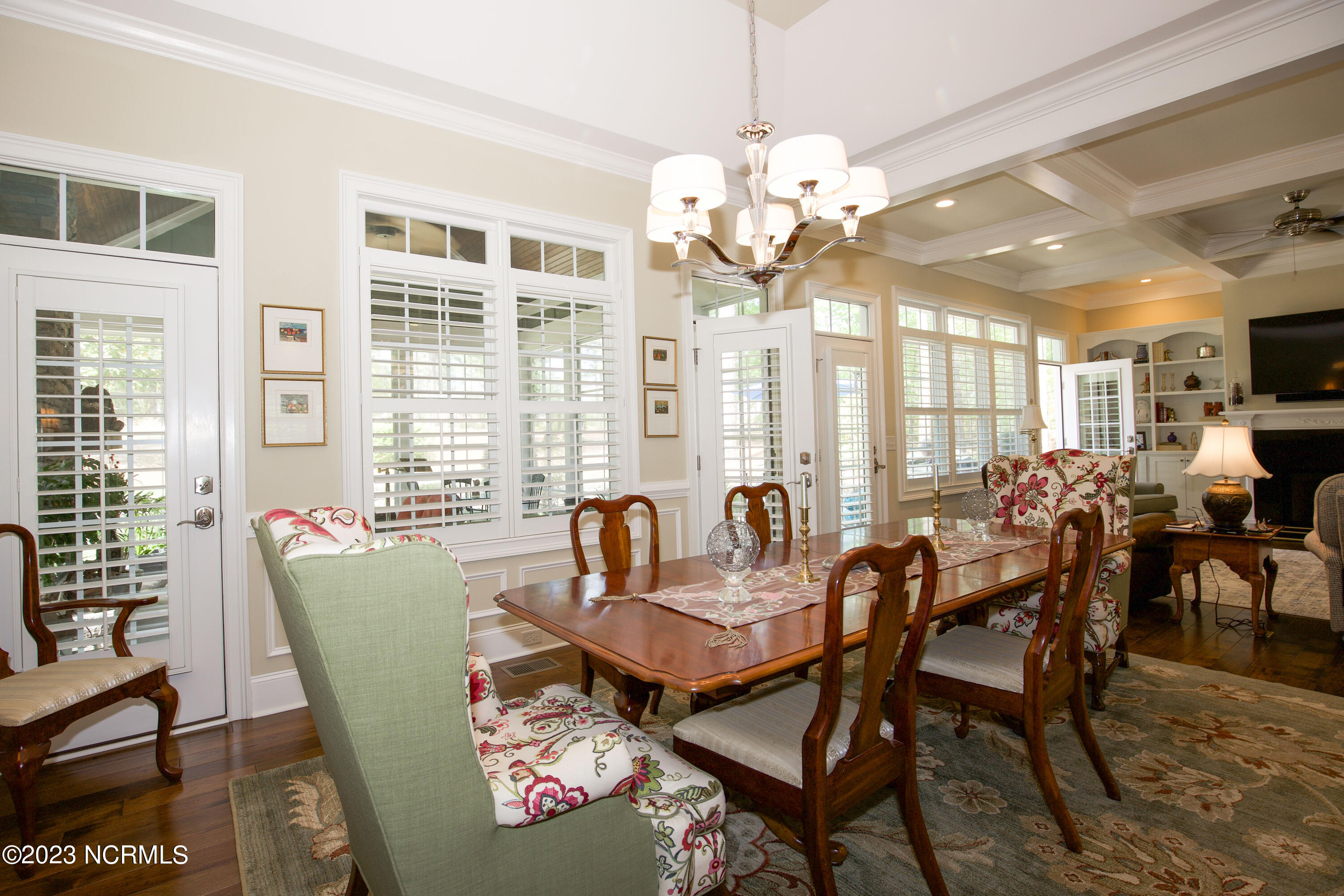 153 National Drive Pinehurst, NC 28374 - Photo 22 of 60 Sun Room with EZE Breeze sliders just off Dining room