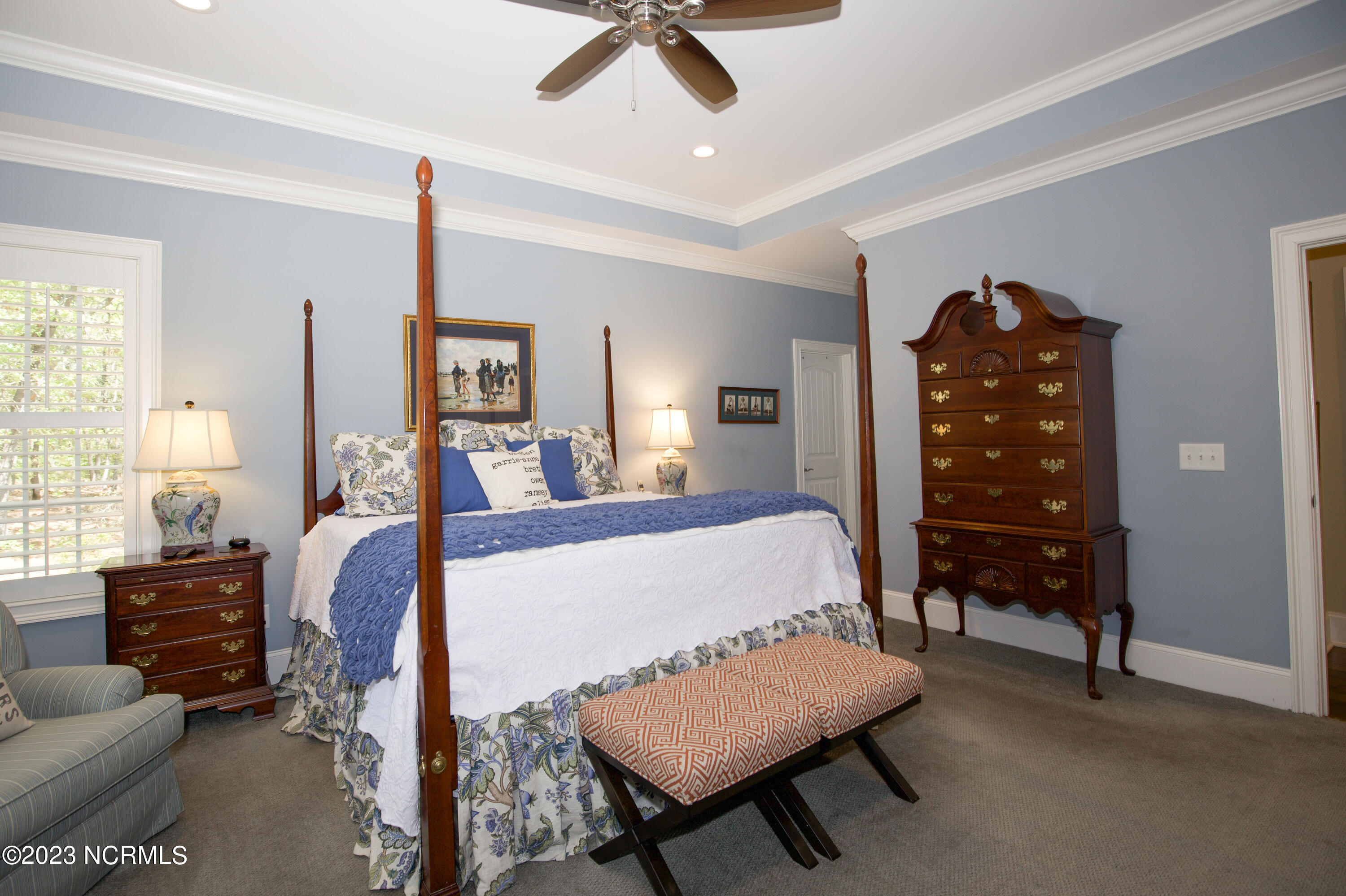 153 National Drive Pinehurst, NC 28374 - Photo 32 of 60 Ceiling fan in main bedroom